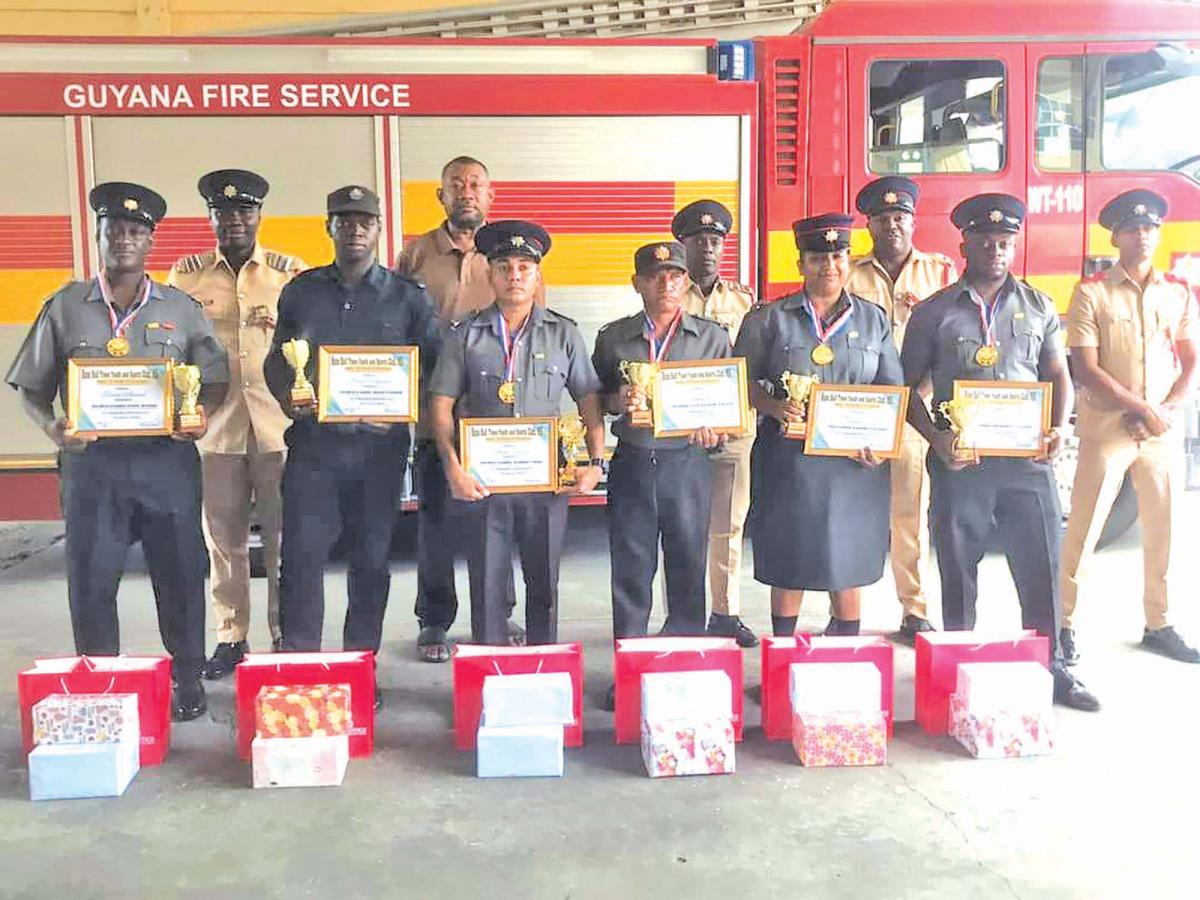 RHTY&SC cricket teams honour 6 outstanding officers of the GFS - Guyana ...