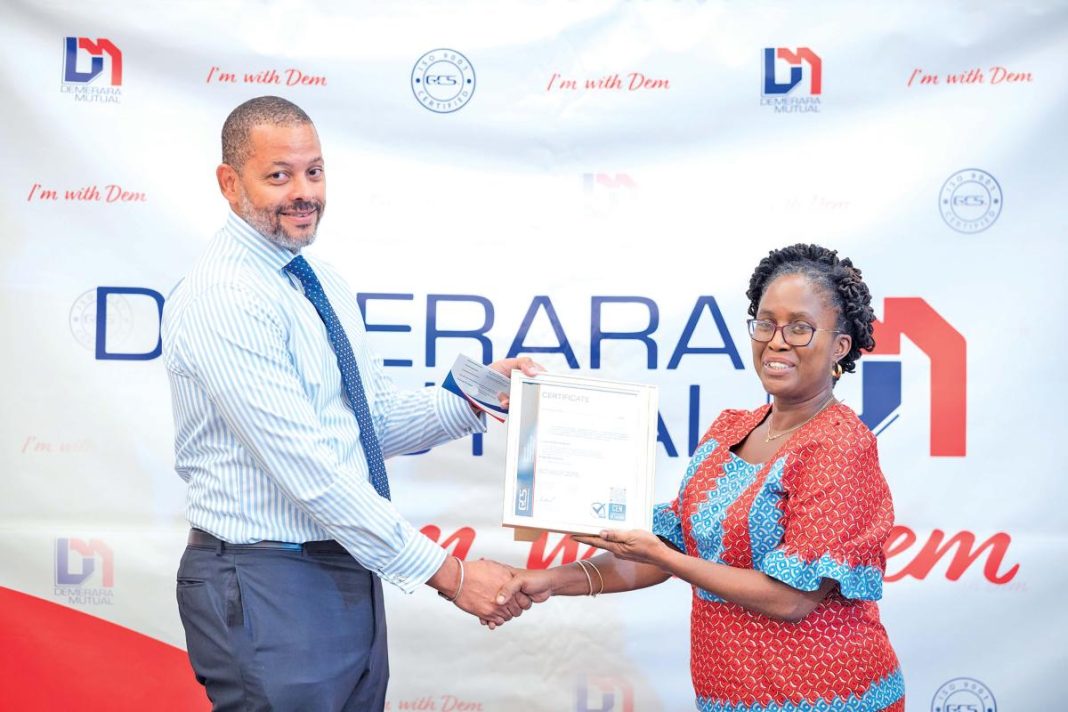 Demerara Mutual Life attains ISO 9001 Quality Management System ...