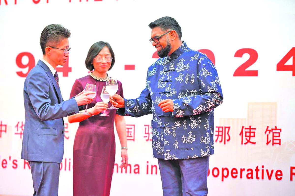 China Part Of Transformation Taking Place In Guyana Pres Ali Guyana China Part Of Transformation Taking Place In Guyana Pres Ali Guyana