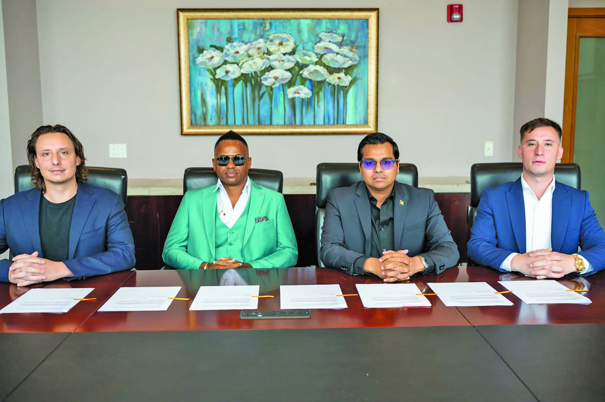 2x World Cup winner Marlon Samuels invests in Guyana’s TAJ DIAMOND