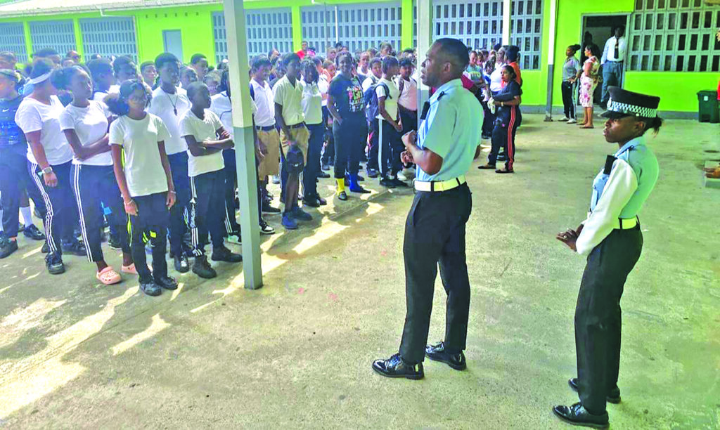 Police engage students on road safety in Regions 5, 6 - Guyana Times