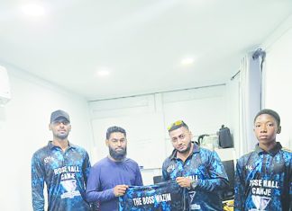 Wazim and Sons backs Rose Hall Cricket Club