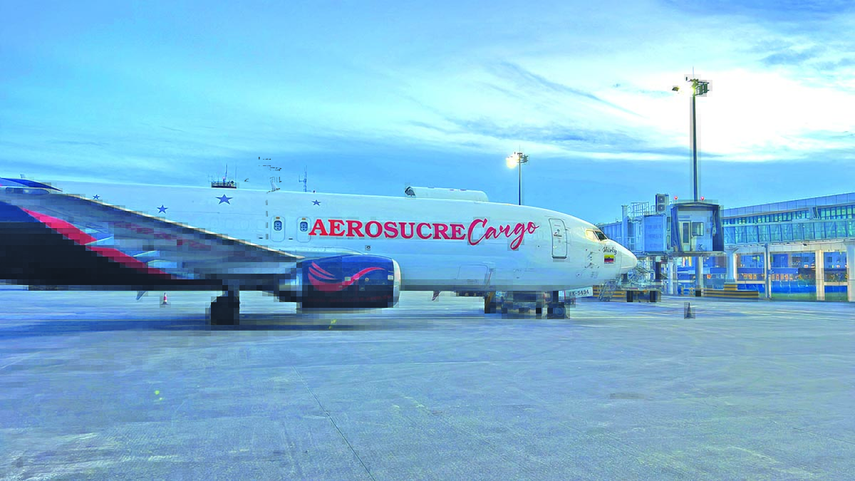 1st Bogotá – Georgetown cargo flight lands in Guyana