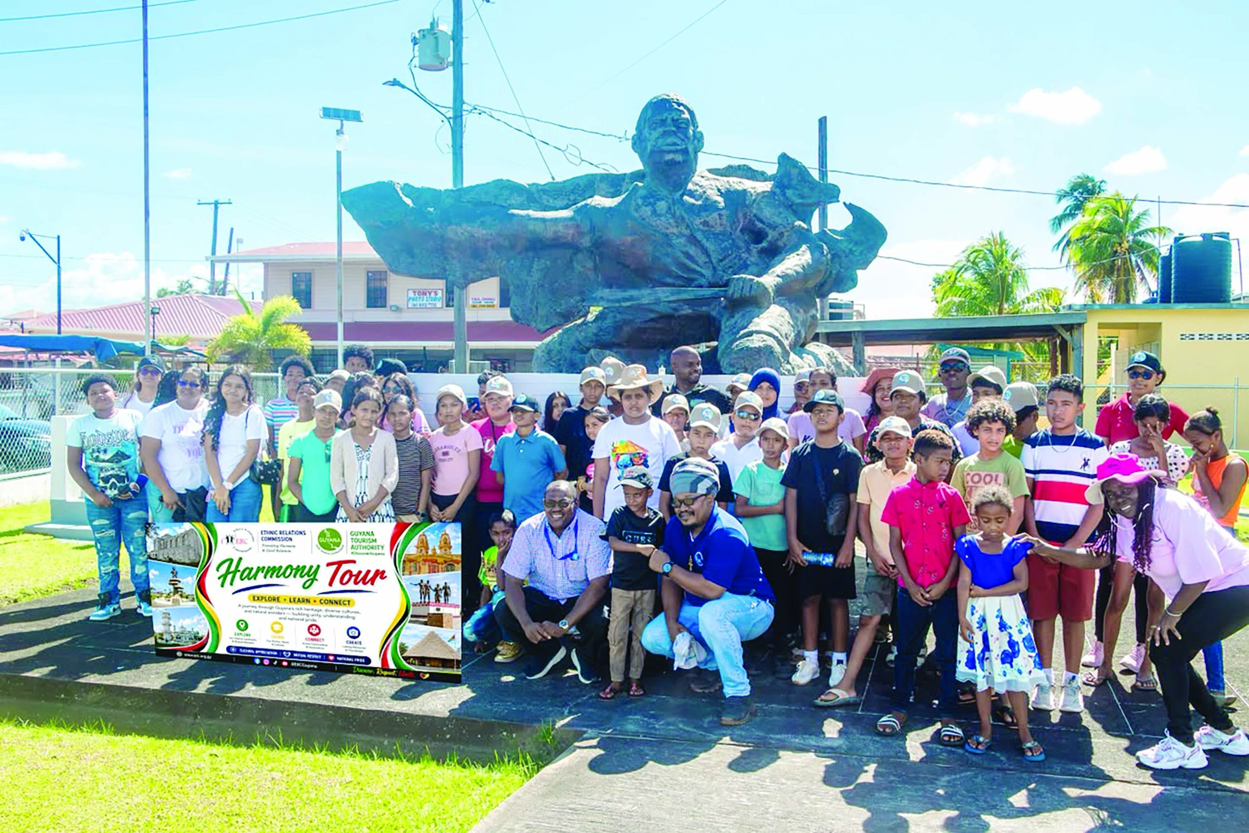 ERC Harmony Tour takes 51 participants across Essequibo faith, heritage sites