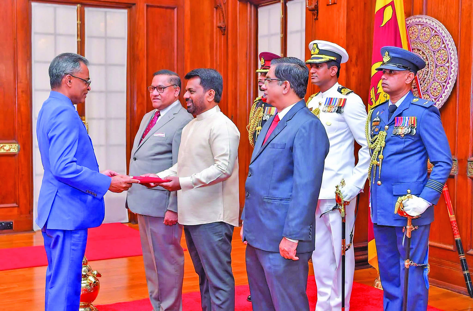 Guyana’s High Commissioner to Sri Lanka accredited