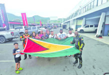 Persaud, Hopkinson, Chase fly Golden Arrowhead high in Panama