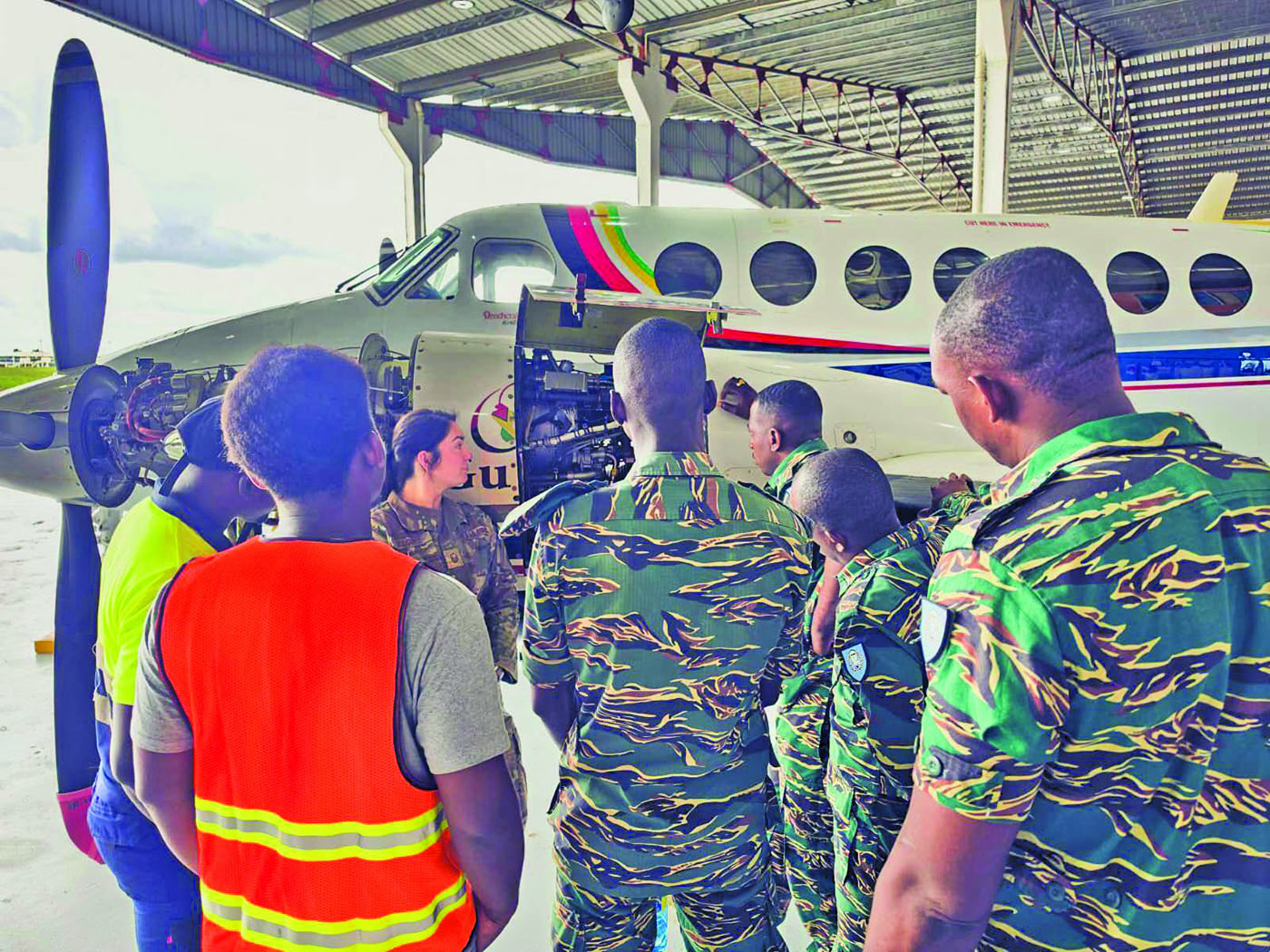 US Air Force strengthens GDF Air Corps maintenance capabilities