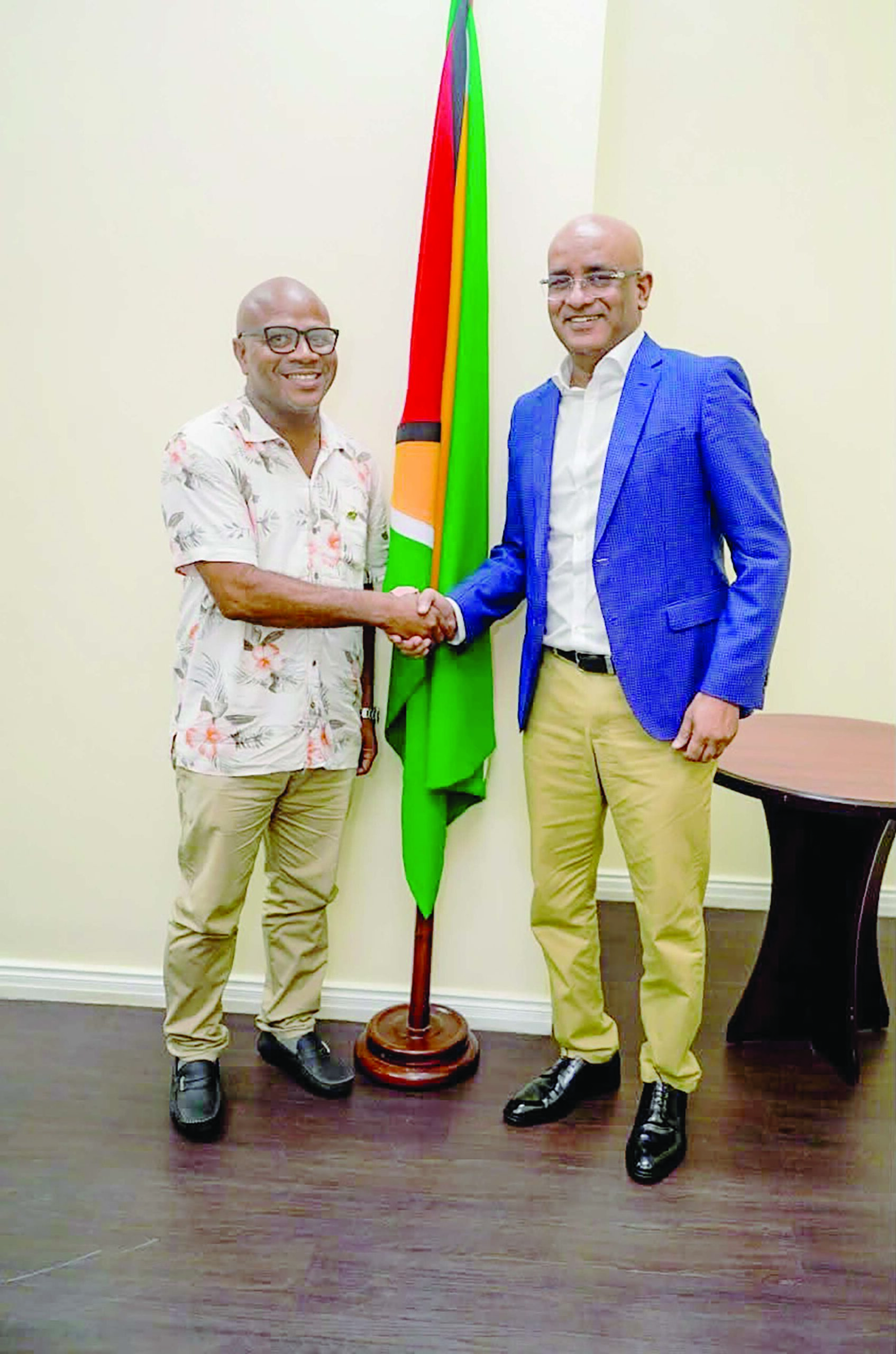 M&CC Councillor Wayne Maison meets PPP’s GS