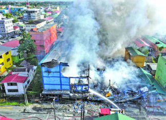 Massive fire ravages Regent Household Electronics, millions lost