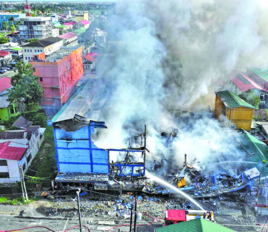 Massive fire ravages Regent Household Electronics, millions lost