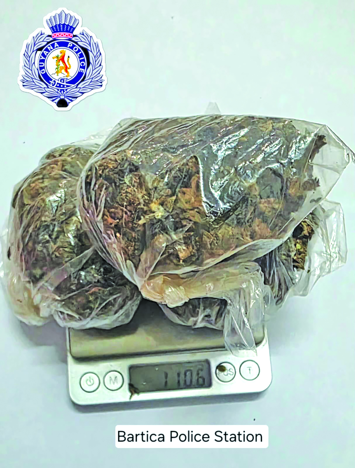 Ganja found by cops during Bartica vehicle search