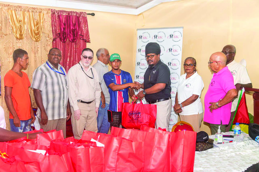 ERC engages Port Kaituma stakeholders, supports families affected by MV Barima tragedy
