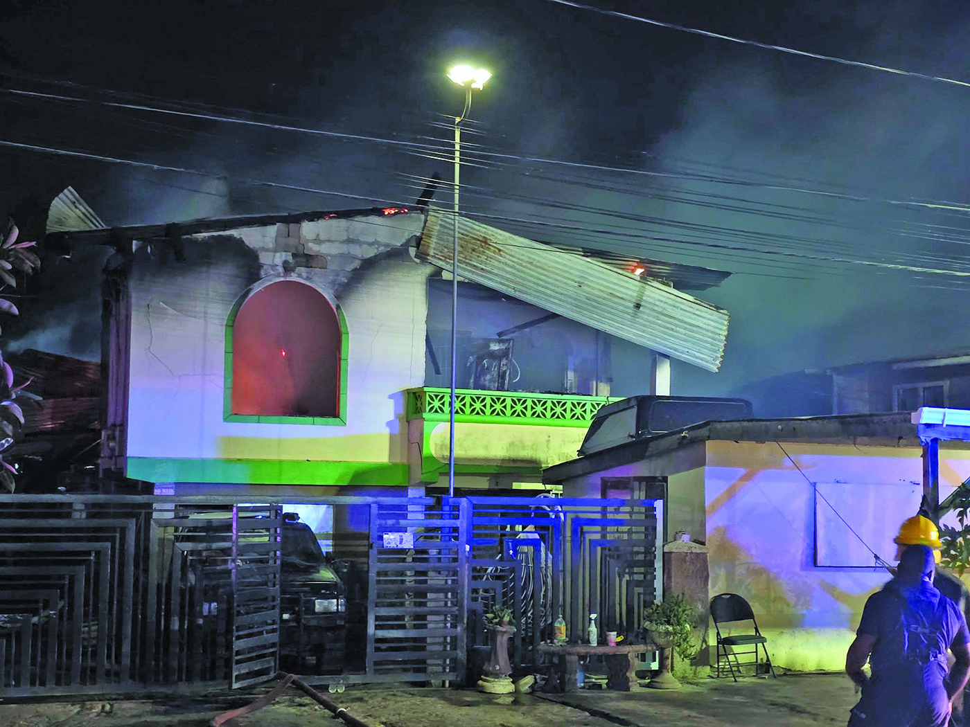 Millions go up in flames after fire guts Ogle ECD home