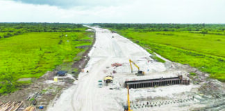 Work advances on Buzz Bee Dam to Land of Canaan highway