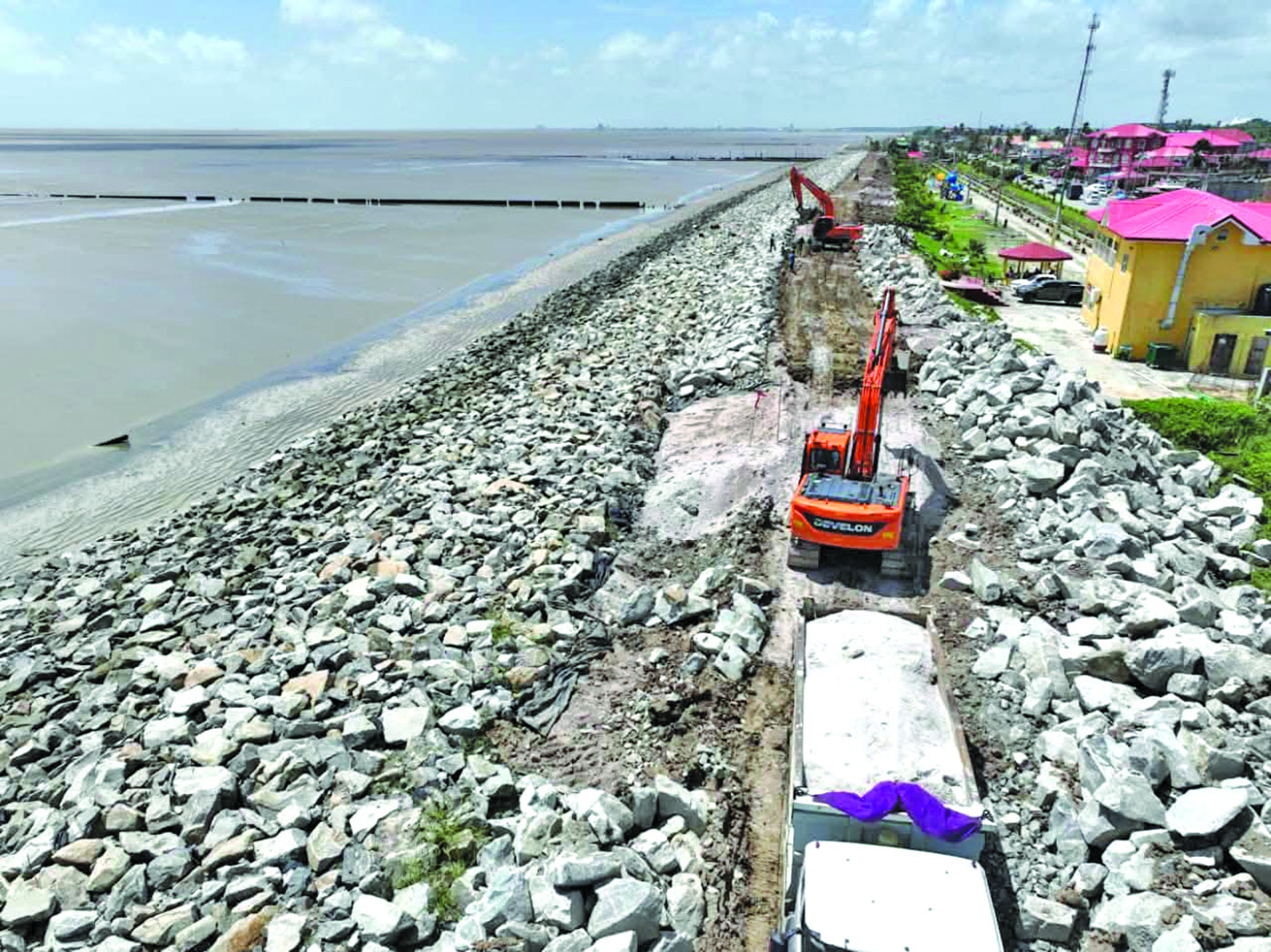 Sea defence works advance across Region 3