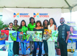Young artists paint vision of a plastic-free Guyana