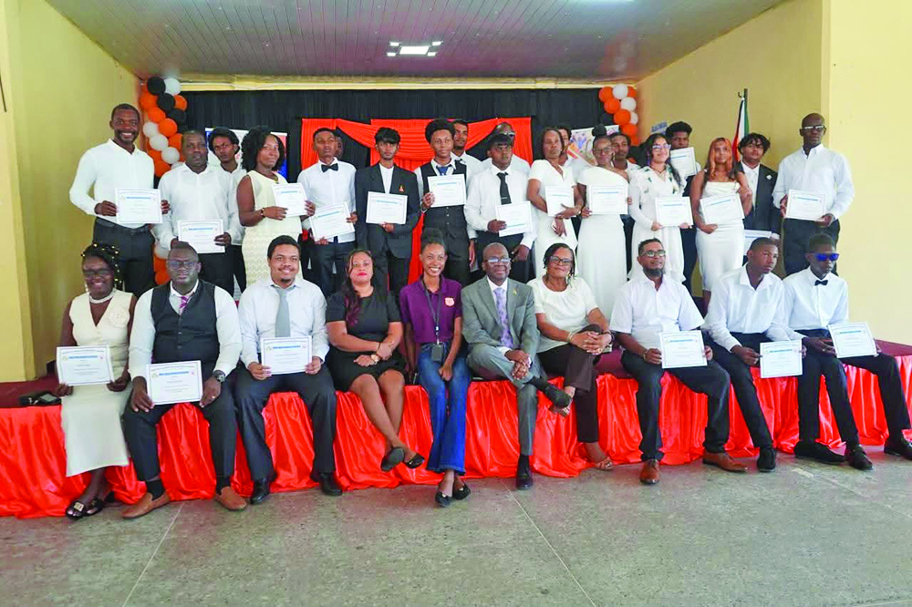 286 Reg 3 young people complete technical, vocational training programmes