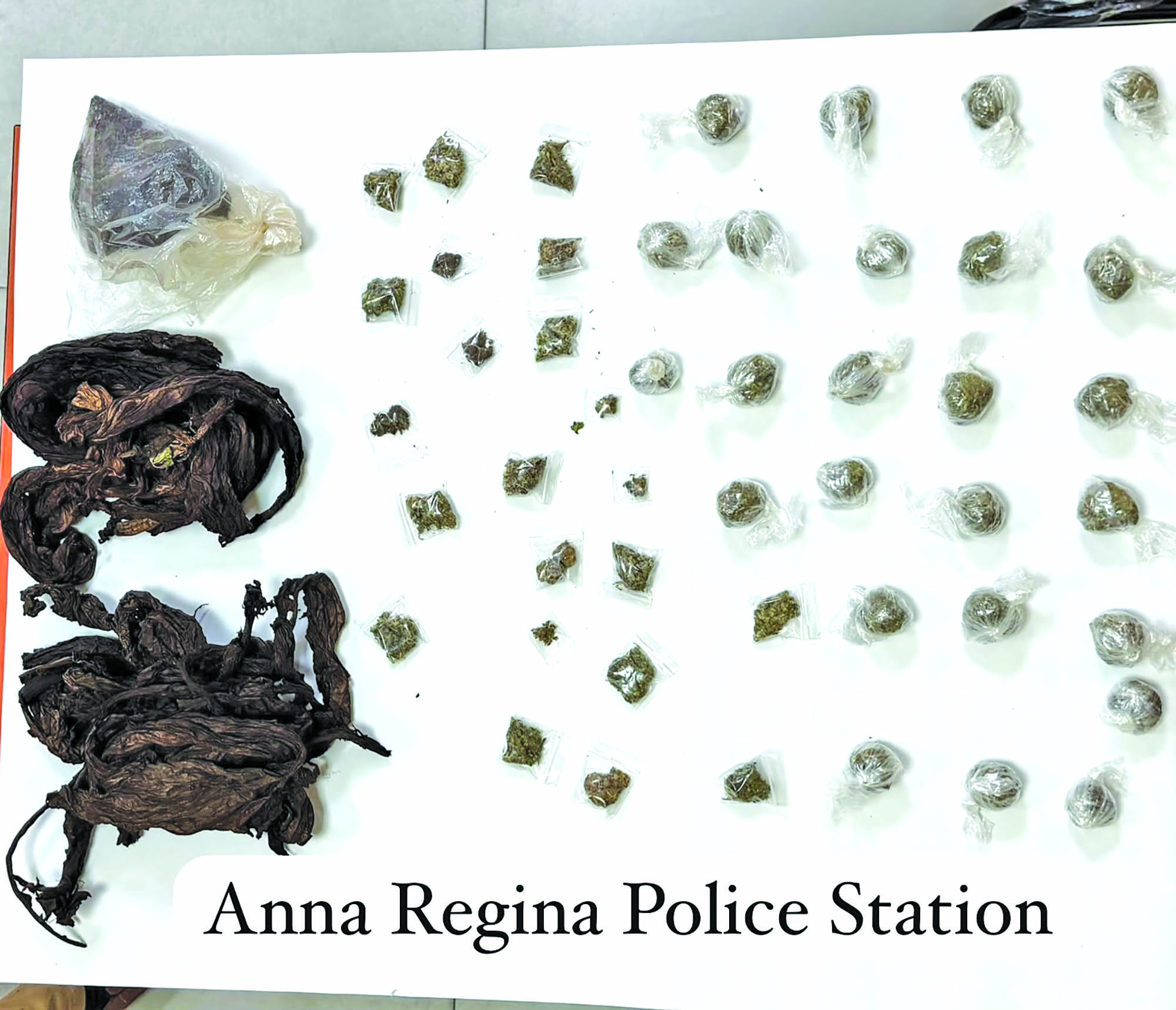 Ganja, 2 undocumented motorcycles found during Police raid