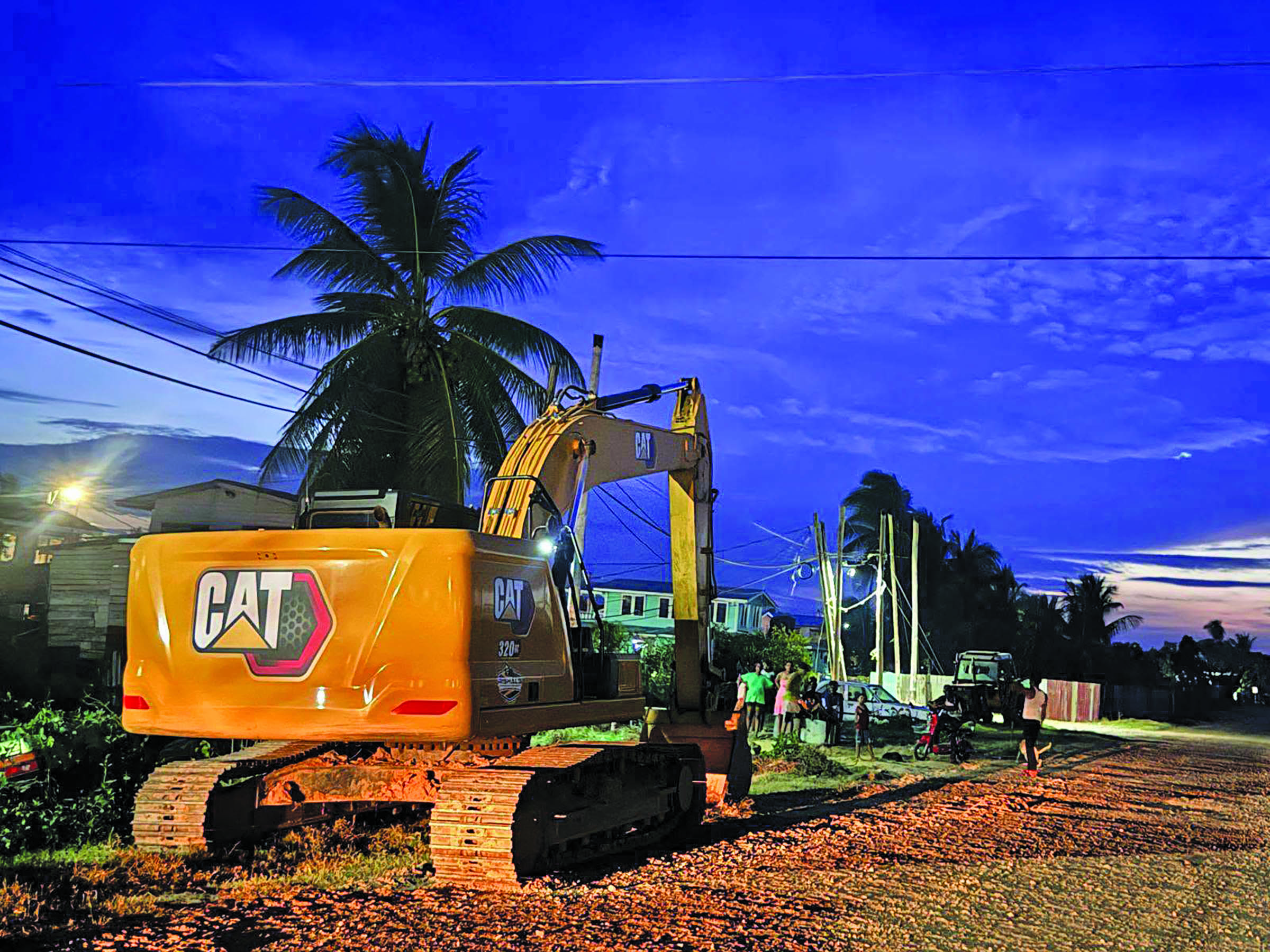Excavator hits, damages GPL power line, triggers outage