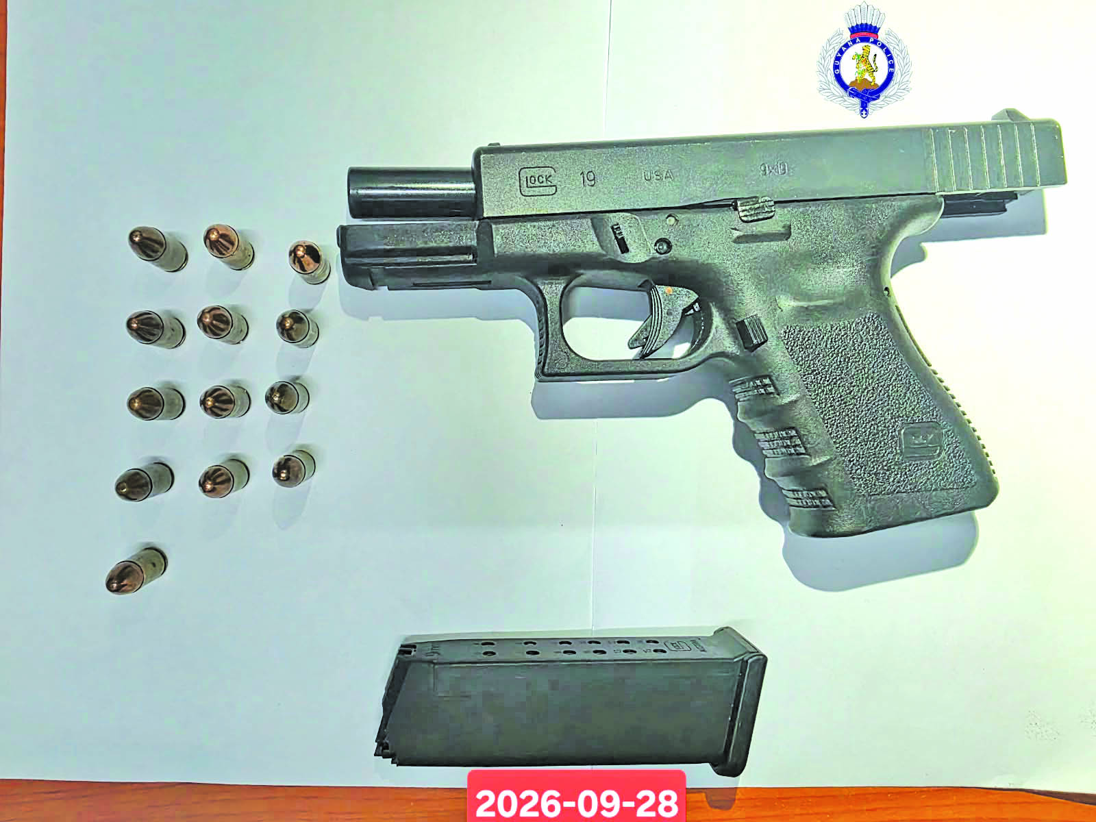 Teen nabbed with gun, ammo
