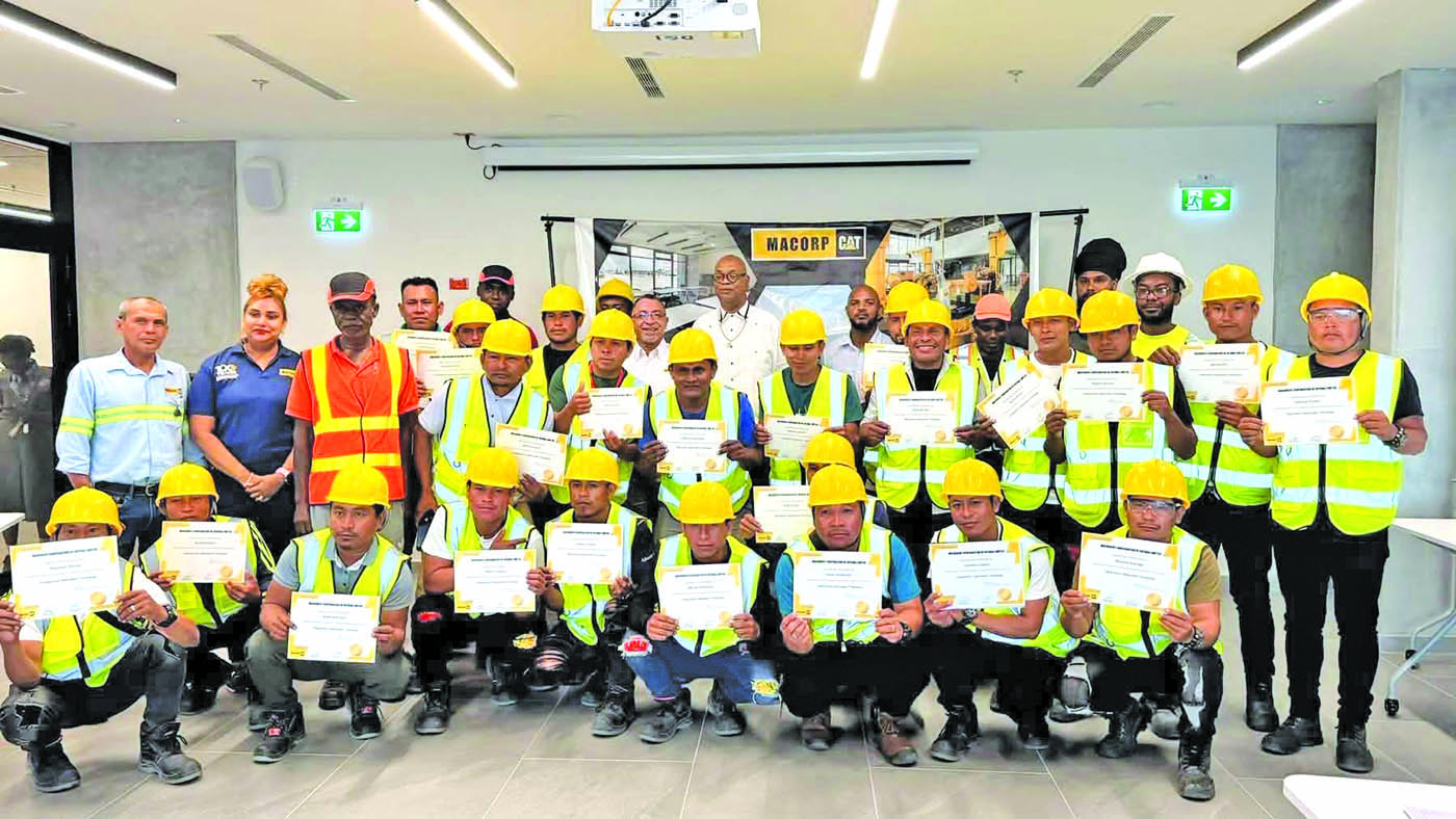 28 Region 8 residents trained to operate heavy machinery