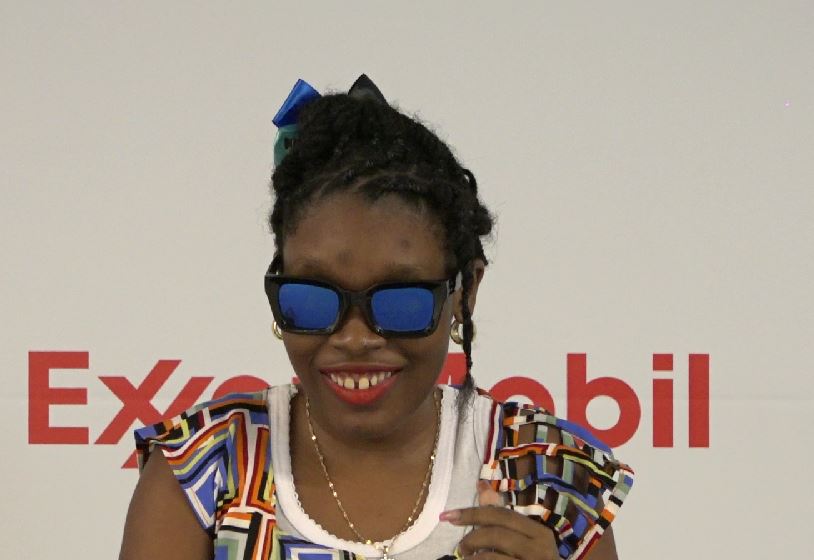 Guided by touch, visually impaired Mekyla Belgrave navigates skies with drones