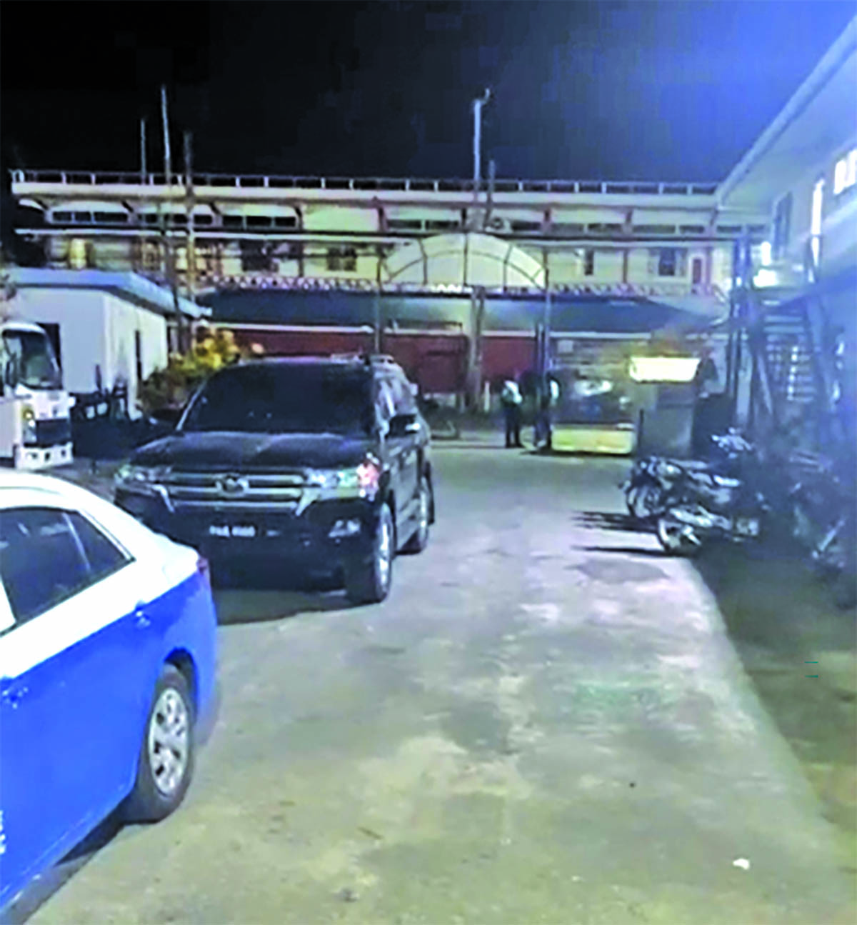 2 heavily-tinted vehicles intercepted after lurking at Pres Ali’s private residence