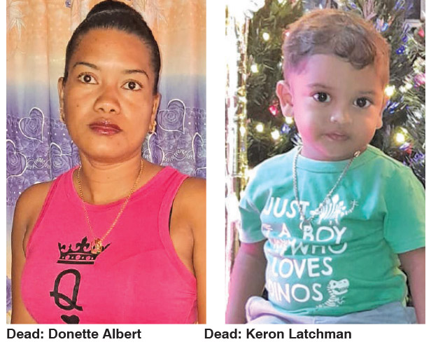 Essequibo Coast deadly fire: Charred remains of mother, 3-year-old son found near burnt bed