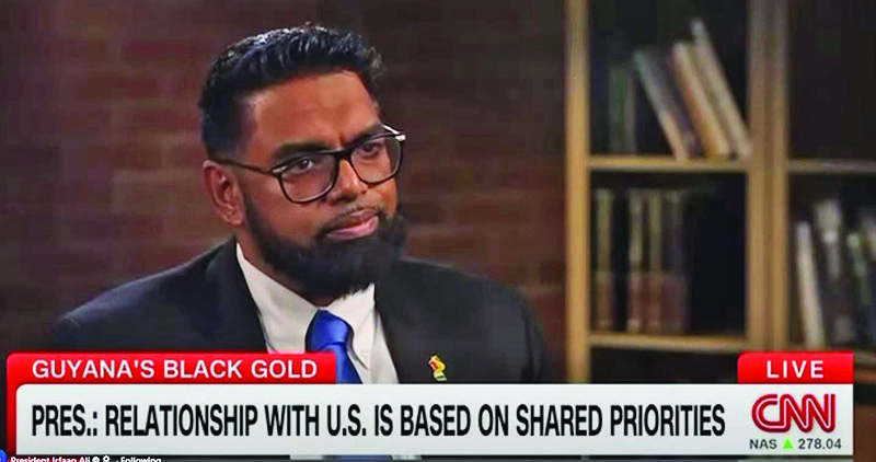 Guyana sees US as key ally, not dominant force – Pres Ali tells CNN