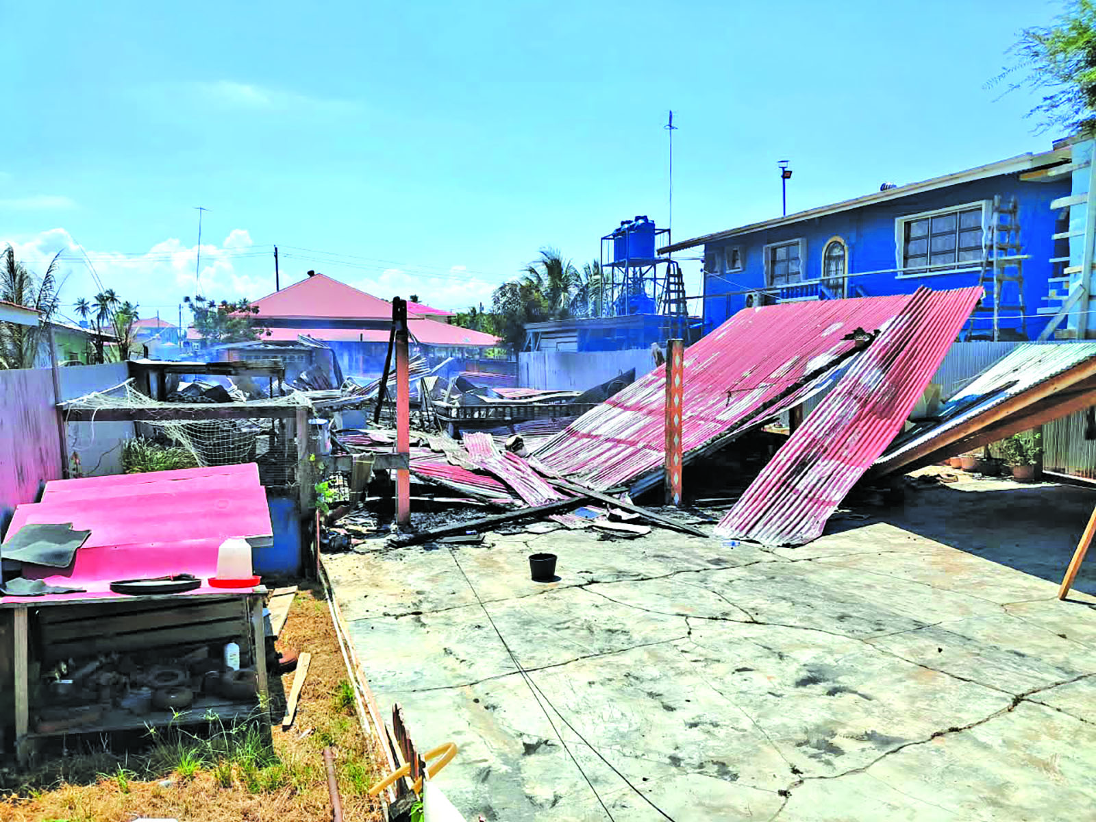 5 homeless after early morning Corentyne fire