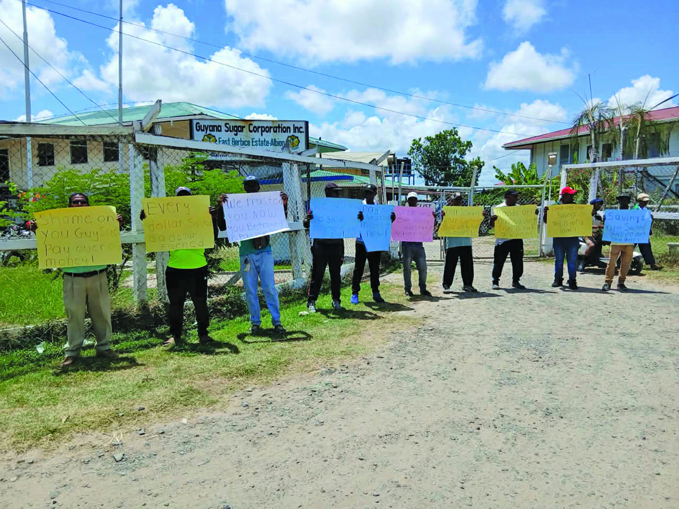 GAWU protests GuySuCo’s failure to remit workers’ credit union savings