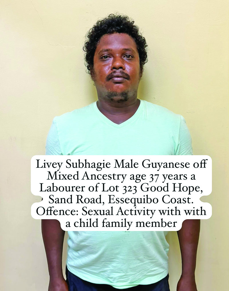 Another Essequibo Coast man charged for child rape