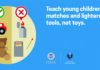 Keep matches, lighters away from children – fire service warns