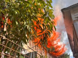 4 buildings destroyed, 8 homeless after North Rd fire