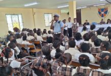 Police engage students on road safety, bullying, discipline