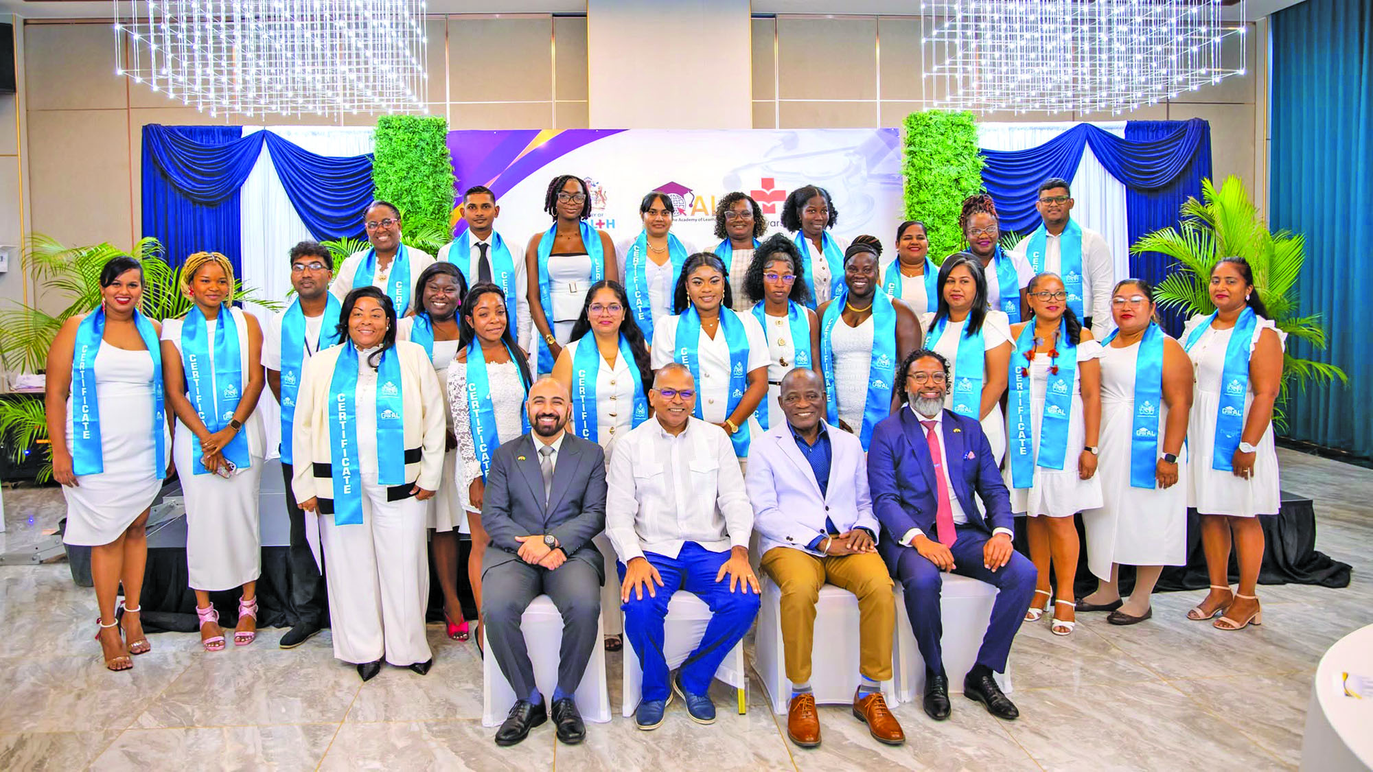 GOAL-Medvarsity programme-115 Guyanese medical professionals certified